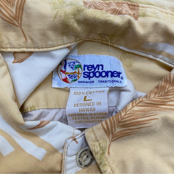 Reyn Spooner Vintage Swordfish Half Button Shirt - Picture 10 of 11